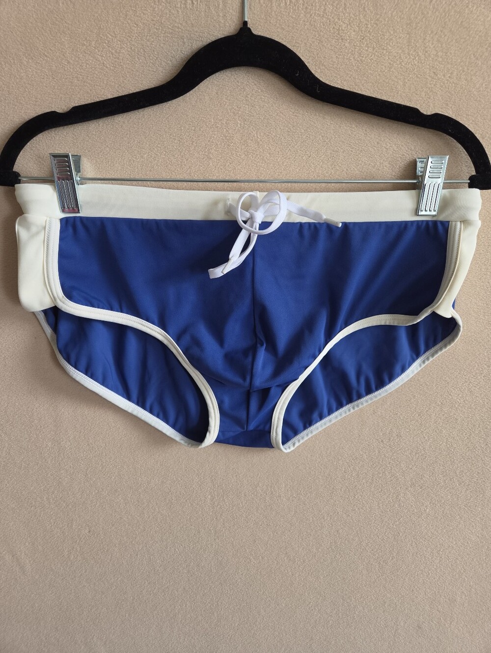 Calzedonia Coast To Coast Fortaleza Swim Trunks Blue And White XL NWT